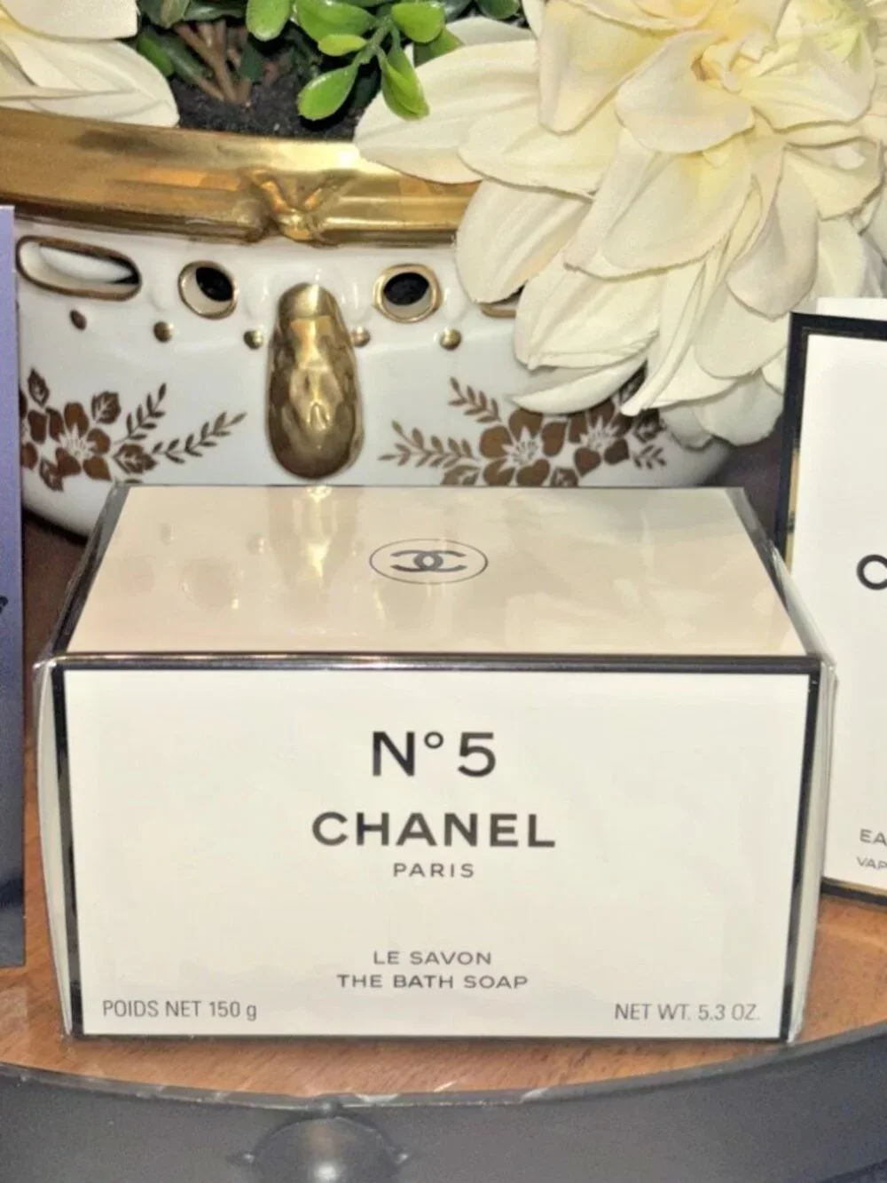 Chanel No 5 bar soap new boxed sealed item new - great gift